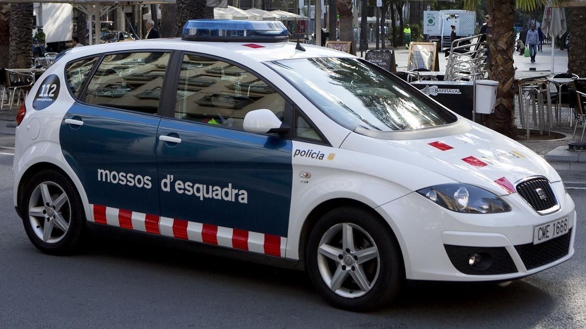Un coche de los Mossos Un coche de los Mossos