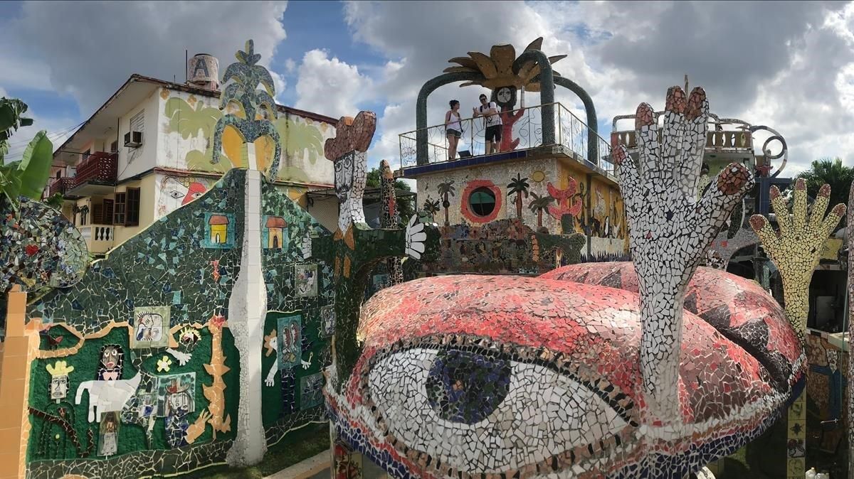 Una imagen del barrio de Jaimanitas de La Habana, donde está el proyecto del artista José Fuster. Una imagen del barrio de Jaimanitas de La Habana, donde está el proyecto del artista José Fuster.