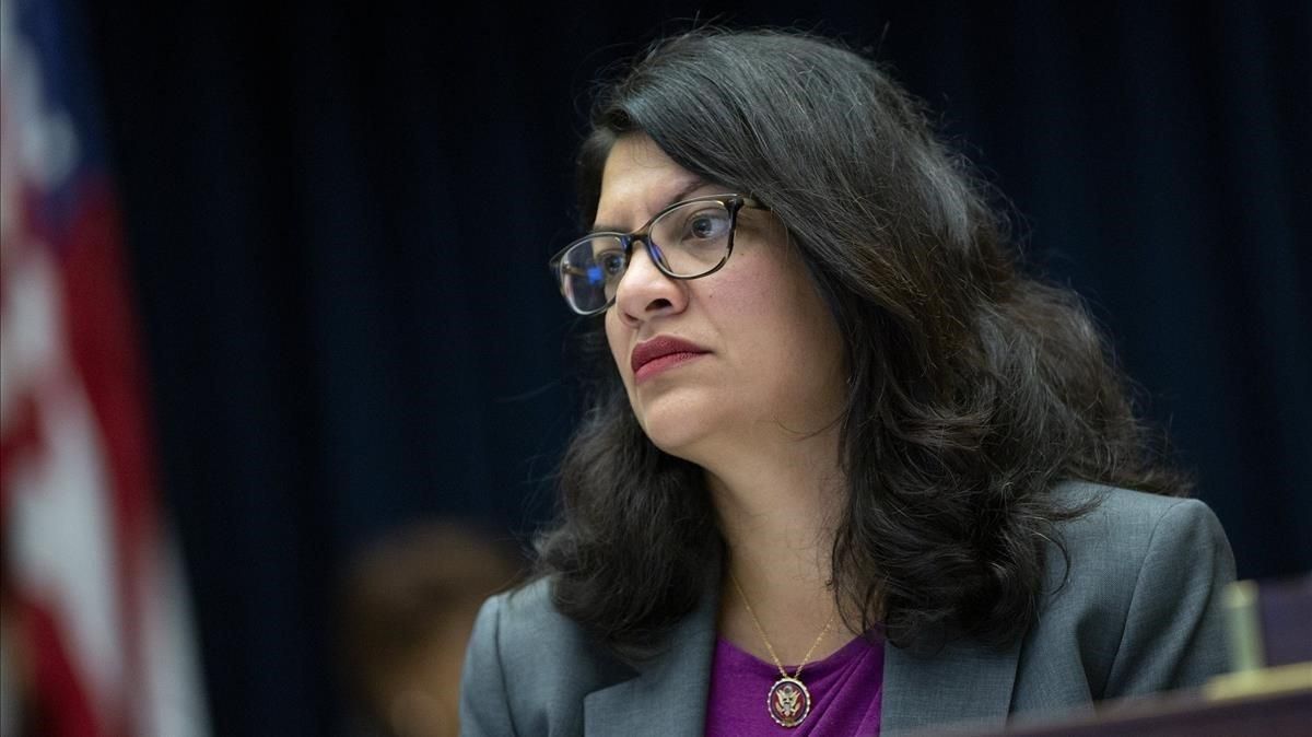 Rashida Tlaib, en una comisión en el Capitolio, el pasado 17 de julio. Rashida Tlaib, en una comisión en el Capitolio, el pasado 17 de julio.