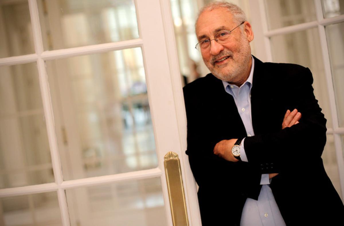 Josep Stiglitz, durante una visita a Madrid, en el 2012.