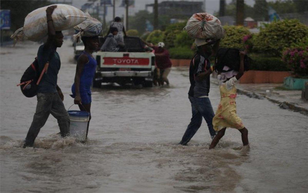 Inundaciones en Puerto Príncipe, Haití.