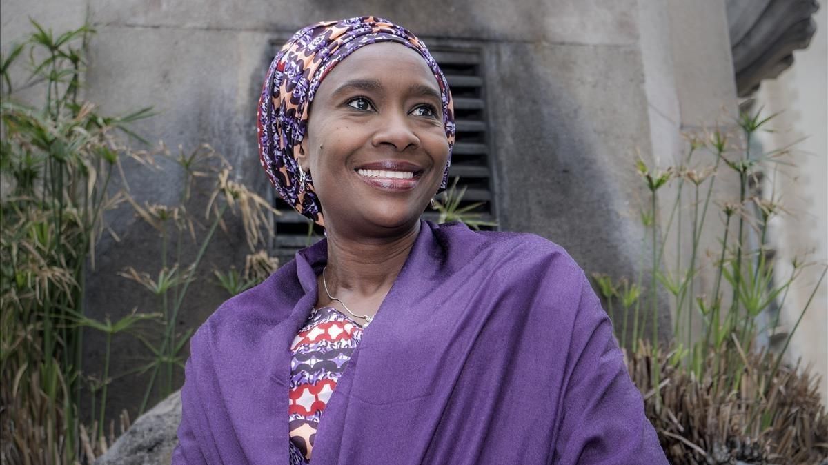 La activista y abogada nigeriana Fátima Imam en Barcelona. La activista y abogada nigeriana Fátima Imam en Barcelona.