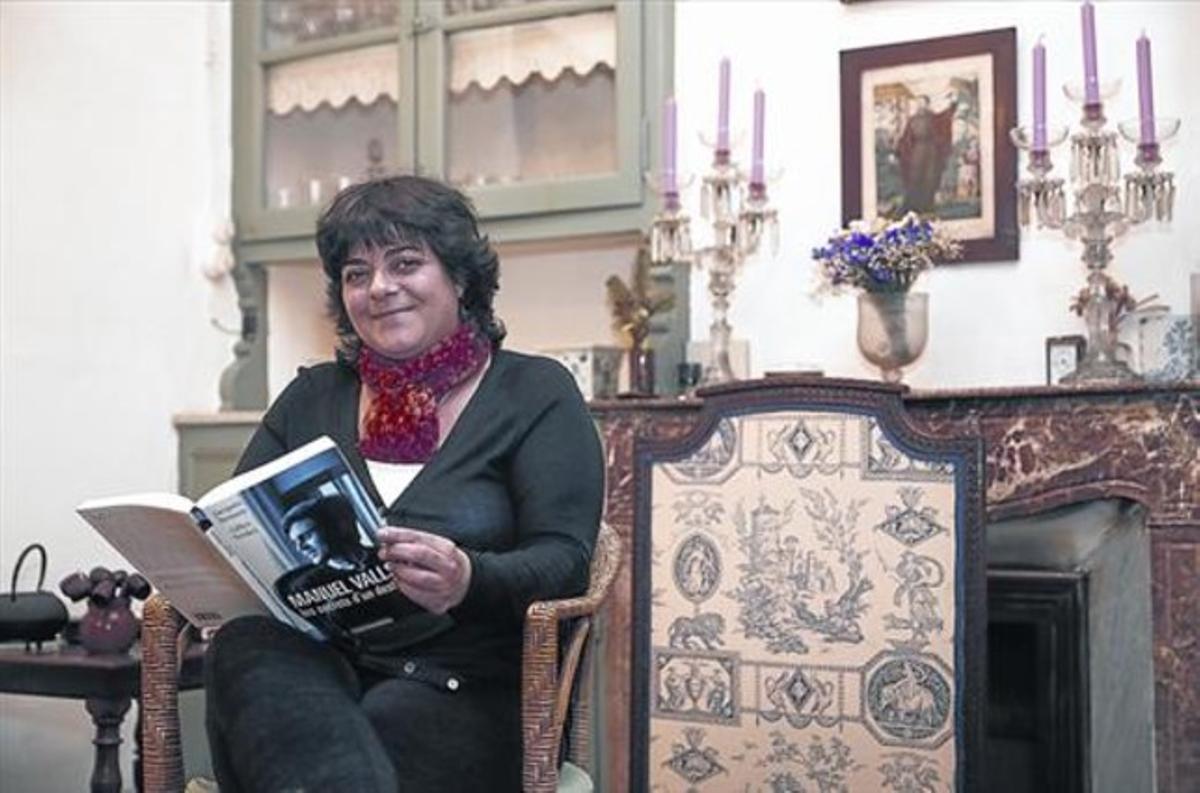 Giovanna Valls, germana del nou primer ministre francès, a casa seva, al barri barceloní d’Horta. Giovanna Valls, germana del nou primer ministre francès, a casa seva, al barri barceloní d’Horta.