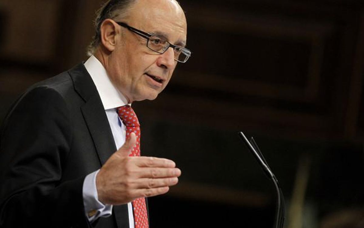 Montoro, en el pleno del Congreso, la semana pasada. Montoro, en el pleno del Congreso, la semana pasada.