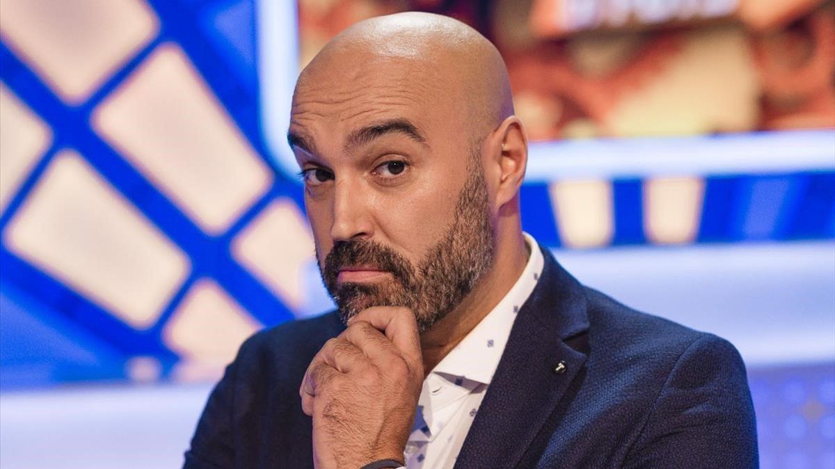 Llucià Ferrer, presentador del concurso de TV-3 ’Atrapa’m si pots’.