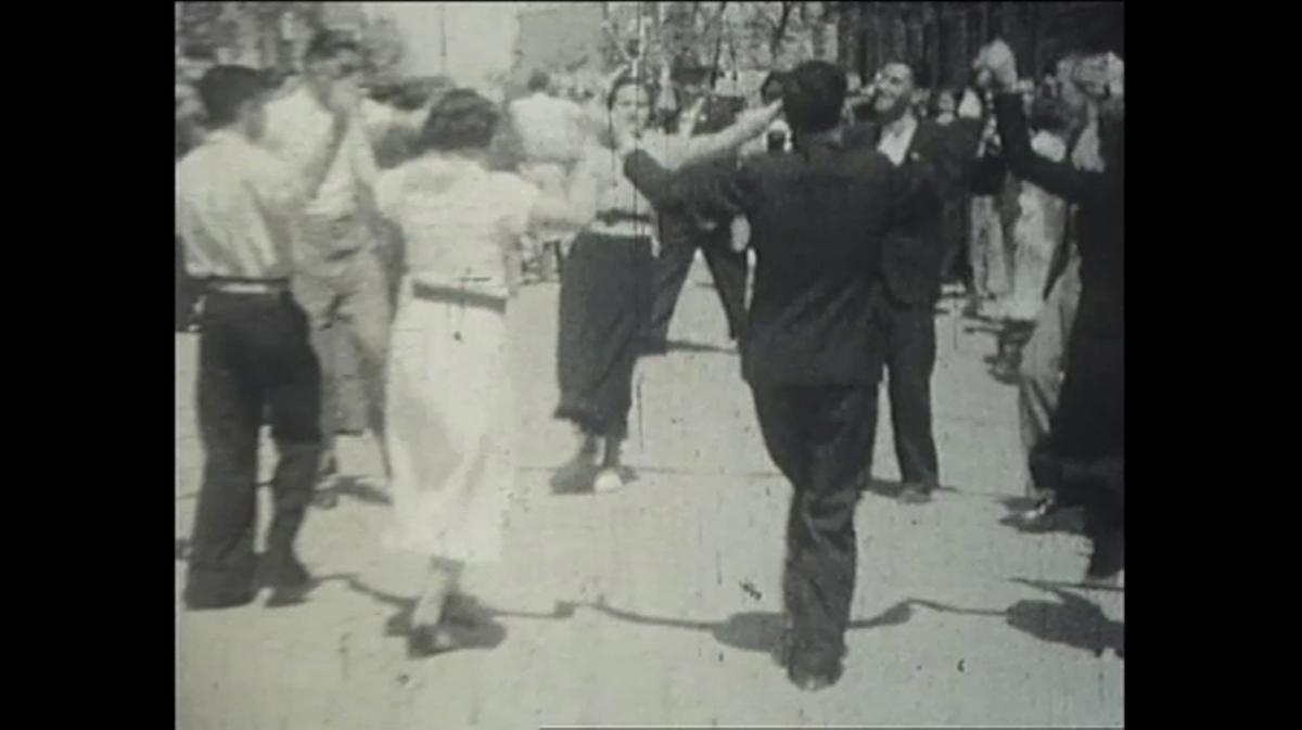 Rescatada una película inédita de las fiestas de Gràcia en 1935 imagen