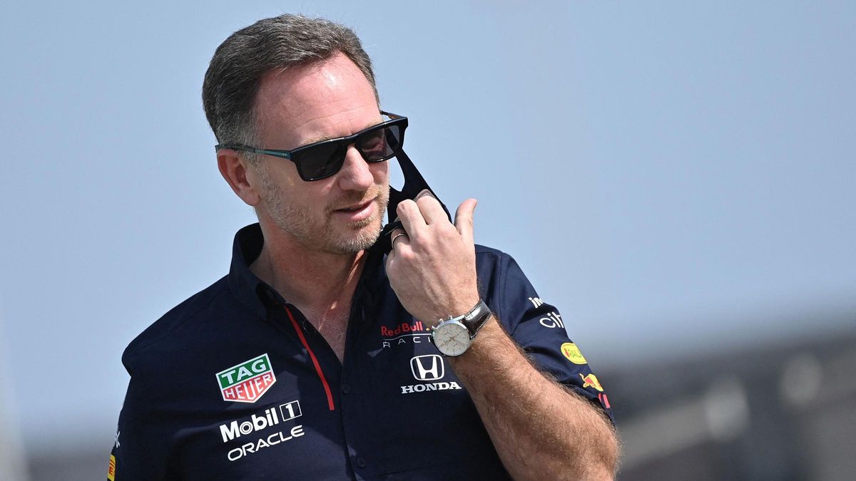 Christian Horner, jefe de Red Bull, en Losail. Christian Horner, jefe de Red Bull, en Losail.