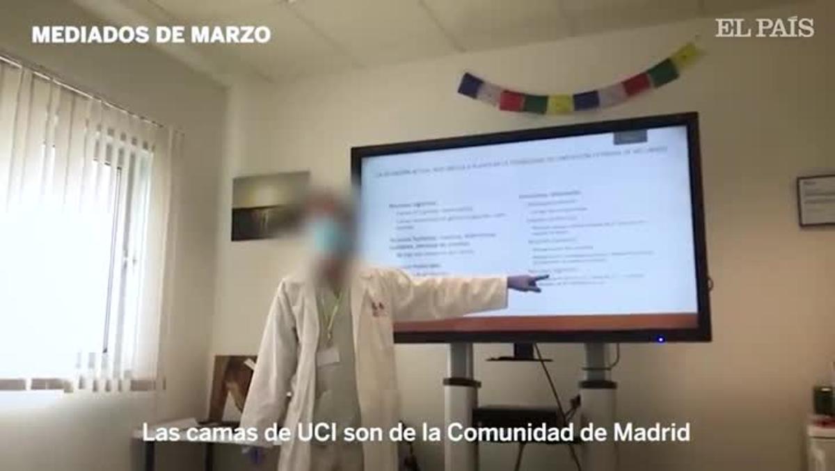 El polémico vídeo grabado en el madrileño Hospital Infanta Cristina de Parla.
