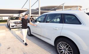 Xavi se despide en la ciudad deportiva del Al Sadd.