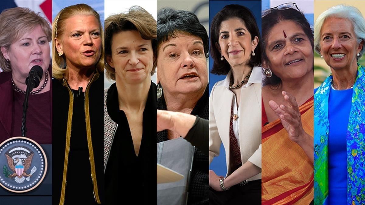 Las 7 'magníficas' de Davos Las 7 'magníficas' de Davos