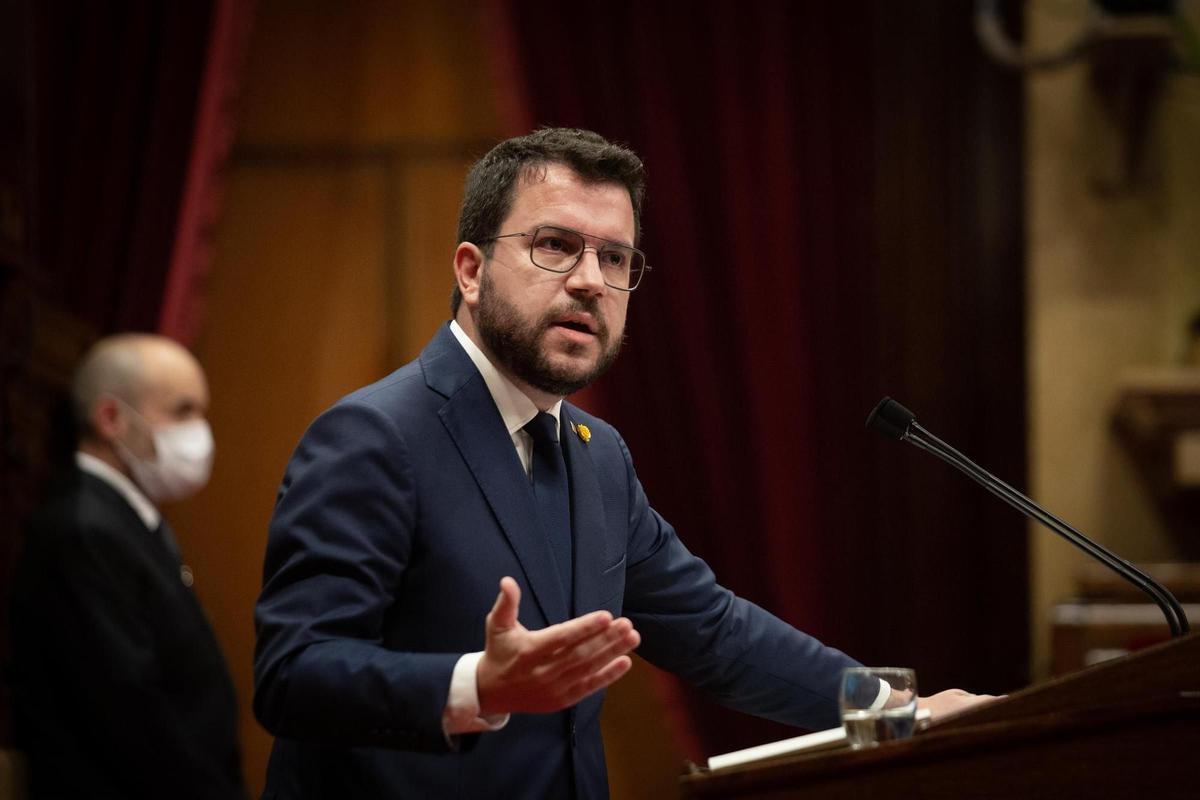 Aragonès insta Sánchez a fer ja una proposta per a la «resolució del conflicte polític»