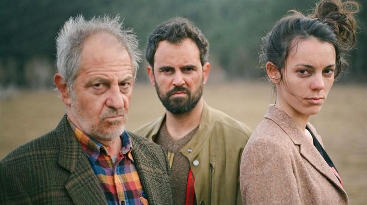Miquel Gelabert (izquierda), Pau Roca y Vicky Luengo en ’Història’, de Jan Vilanova Claudín. 