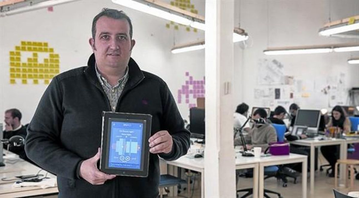 Juan Capeáns, en Barcelona. Juan Capeáns, en Barcelona.