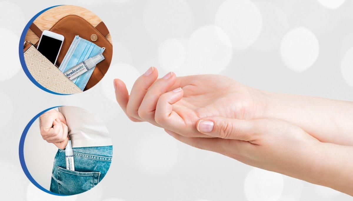 Gel higienizant amb vaporitzador Gel higienizant amb vaporitzador
