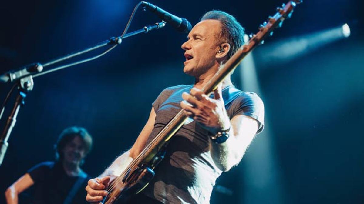 Sting, durante el concierto de la sala Bataclan.