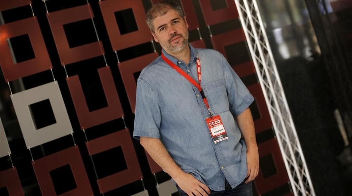 Unai Sordo en el congreso confederal de CCOO. Unai Sordo en el congreso confederal de CCOO.