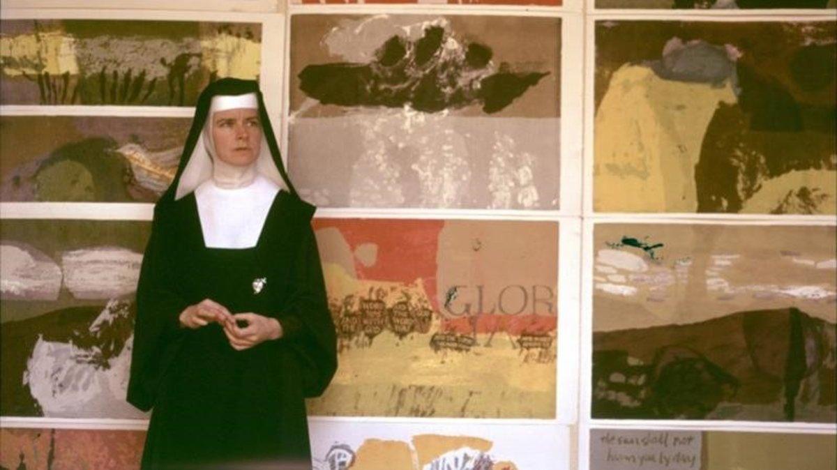 La monja Corita Kent, en una foto de la década de los 60.