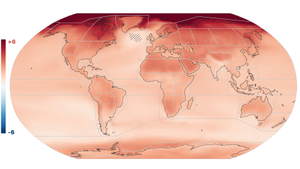 Visualización de los efectos de la crisis climática elaborada por científicos españoles del CSIC para el último informe del IPCC.
