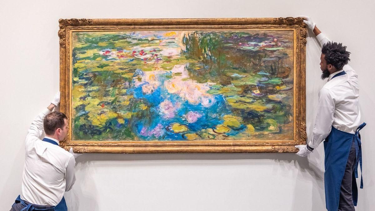 ’Le Bassin aux nymphéas’, de Monet. ’Le Bassin aux nymphéas’, de Monet.