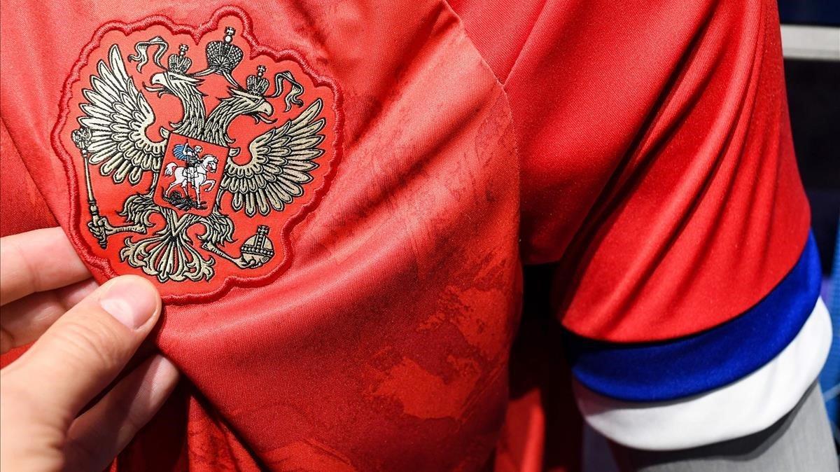 BUFANDA SPARTAK MOSCÚ Rusia Ruso no España scarf bandera camiseta banderin gorra 