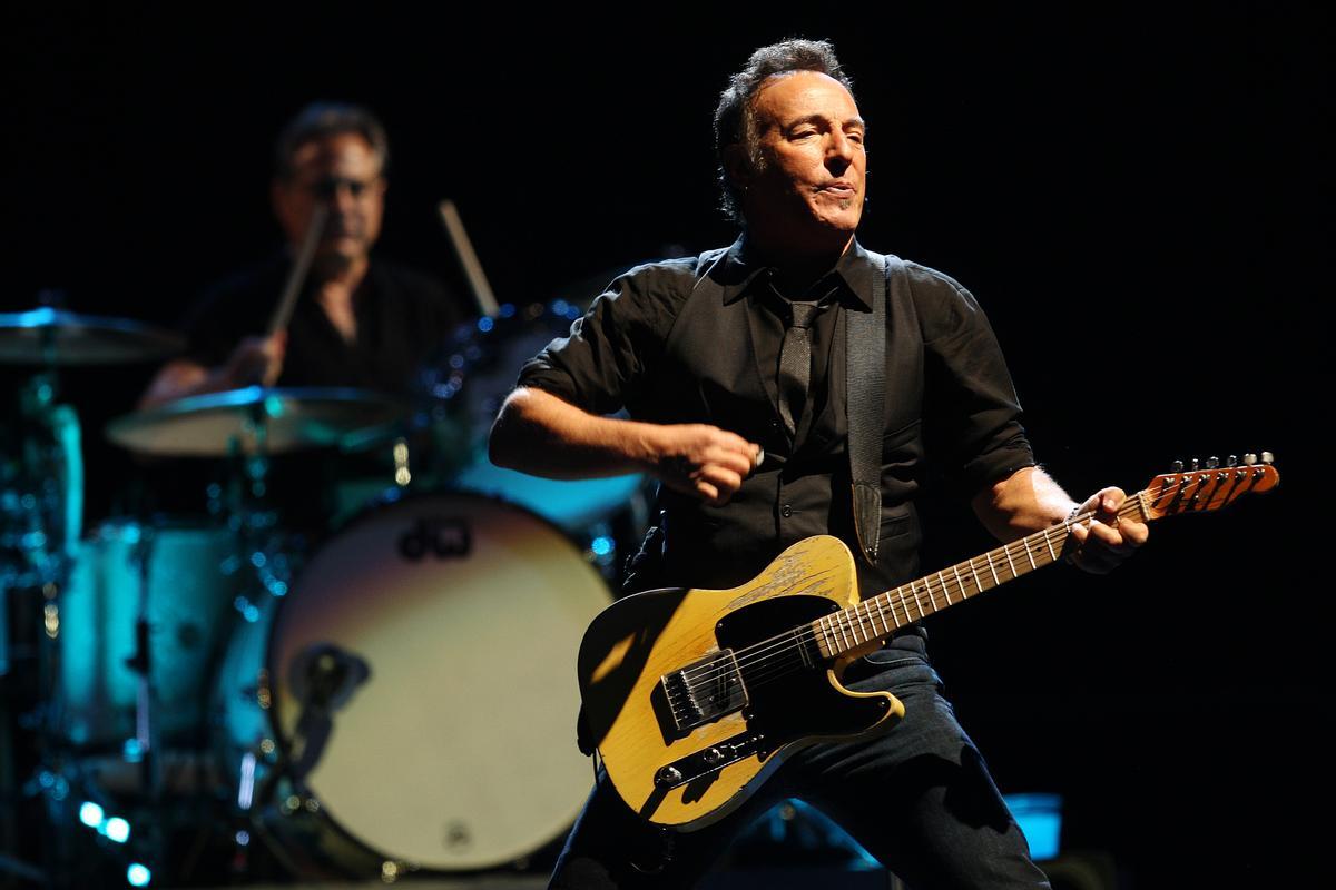 Concierto de Bruce Springsteen en el Estadi Olímpic de Montjuïc, el 18 de mayo del 2012.