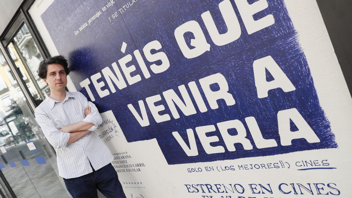 Jonás Trueba, en la presentación de ’Tenéis que venir a verla’ en Madrid Jonás Trueba, en la presentación de ’Tenéis que venir a verla’ en Madrid