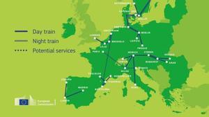 La UE plantea unir Lisboa y Madrid por tren con una compañía privada