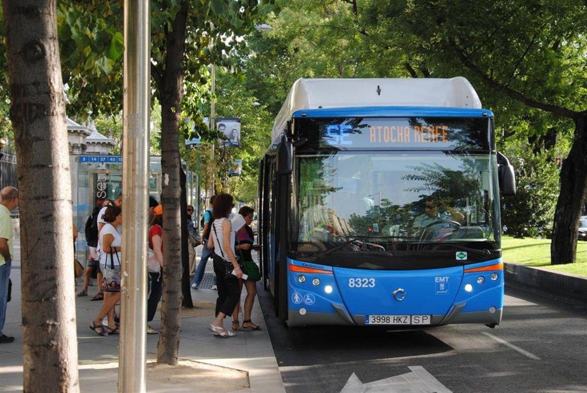 Un autobús de la EMT. Un autobús de la EMT.