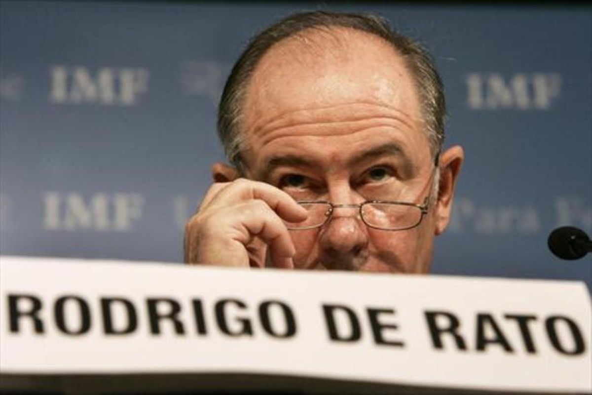 Rodrigo Rato, en el 2007, cuando era director del Fondo Monetario Internacional (FMI). Rodrigo Rato, en el 2007, cuando era director del Fondo Monetario Internacional (FMI).