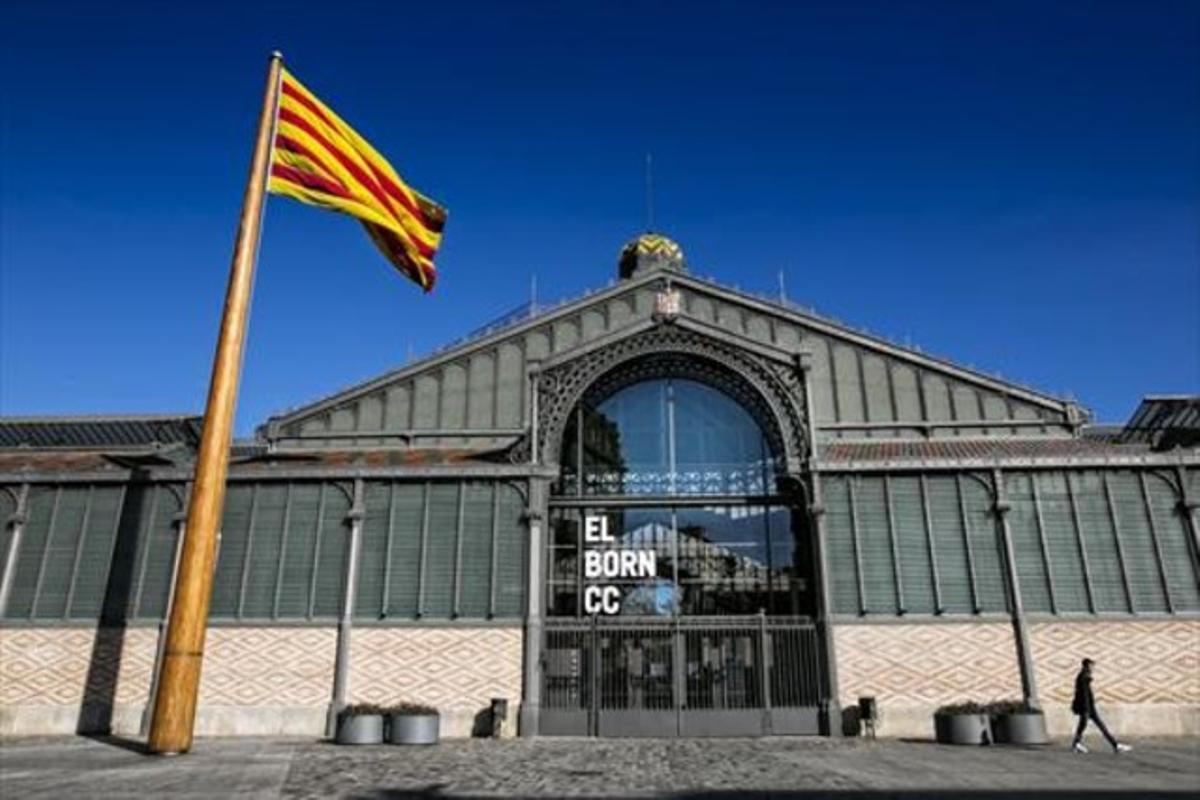 La entrada principal del Born Centre Cultural, en Barcelona. La entrada principal del Born Centre Cultural, en Barcelona.