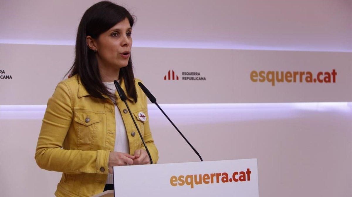 Marta Vilalta, portavoz de ERC. Marta Vilalta, portavoz de ERC.