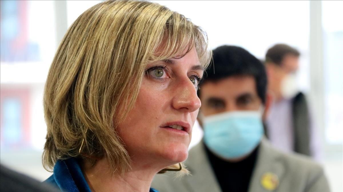 La ’consellera’ de Salut, Alba Vergés. La ’consellera’ de Salut, Alba Vergés.