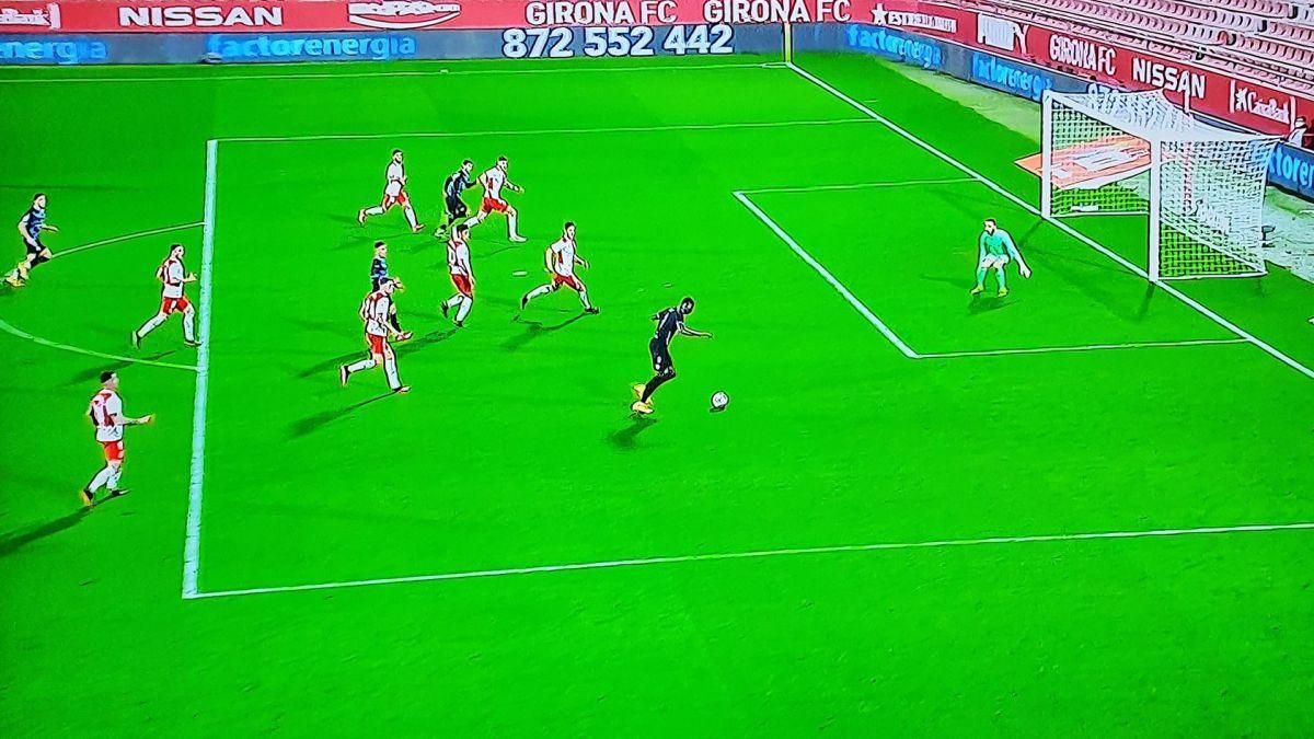 El polémico gol de Sadiq. El polémico gol de Sadiq.