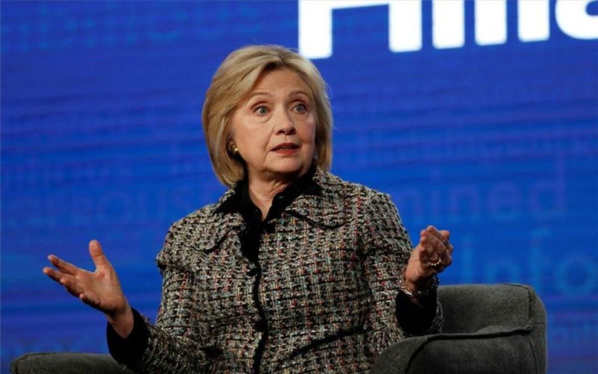 Hillary Clinton durante un evento público. Hillary Clinton durante un evento público.