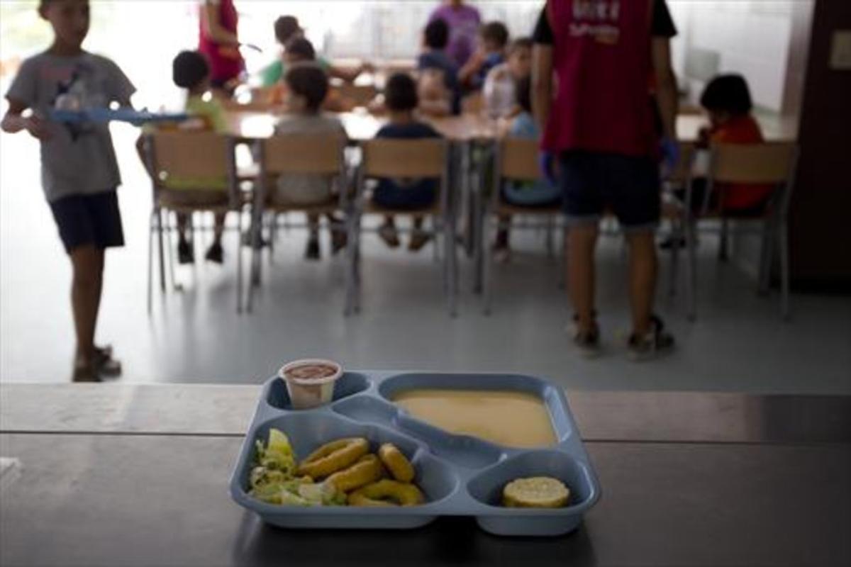 Servicio de comedor para niños con riesgo de exclusión social.