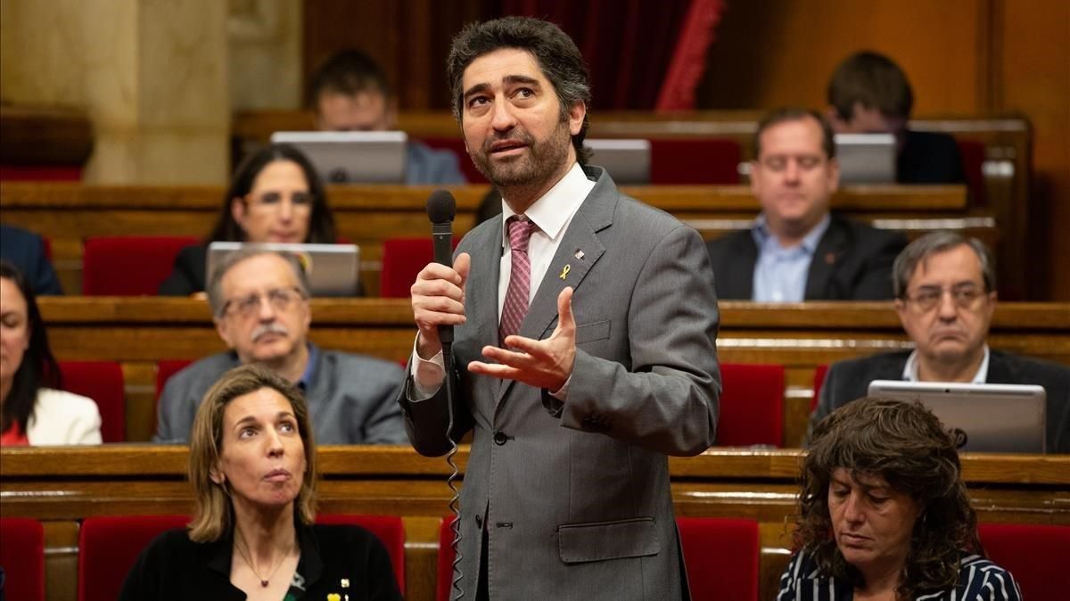 El ’conseller’ de Polítiques Digitals, Jordi Puigneró. El ’conseller’ de Polítiques Digitals, Jordi Puigneró.