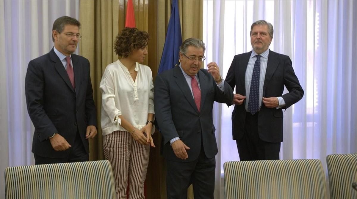Reunión interministerial para impulsar el pacto de Estado contra la violencia machista. Reunión interministerial para impulsar el pacto de Estado contra la violencia machista.