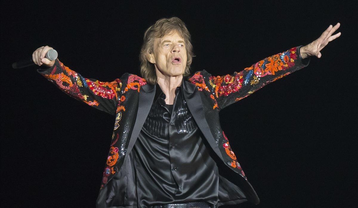 Mick Jagger durante la gira No Filter Tour en París 