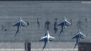 La base aérea de Engels, en Rusia, en una vista de satélite, en una imagen de archivo.