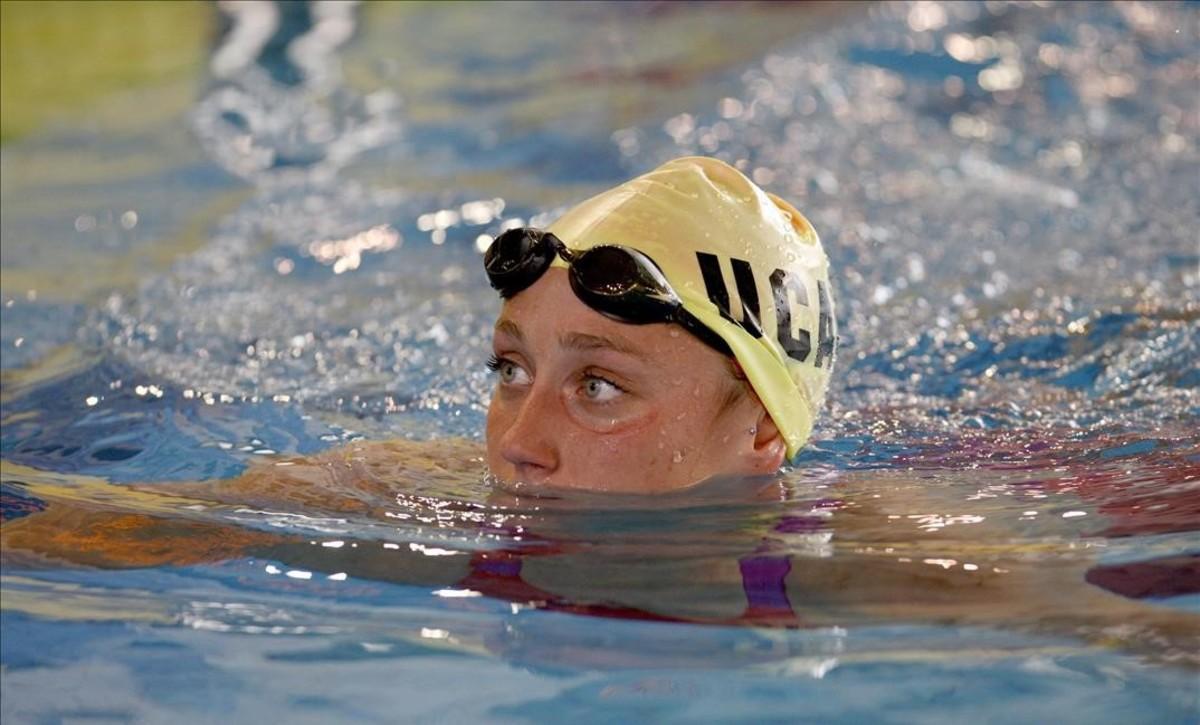 Mireia Belmonte, hace 10 días en el Campeonato de España de natación