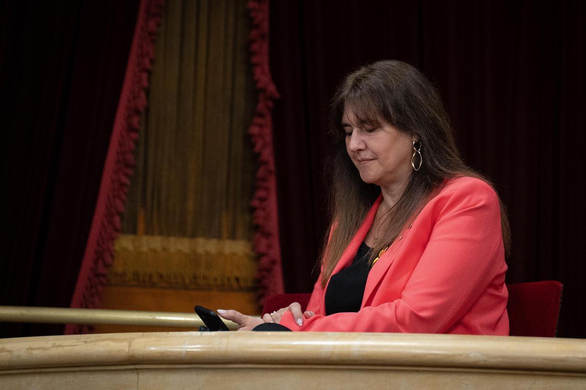 Laura Borràs assumeix el seu relleu al Parlament i presenta batalla a Junts per designar el seu substitut Laura Borràs assumeix el seu relleu al Parlament i presenta batalla a Junts per designar el seu substitut