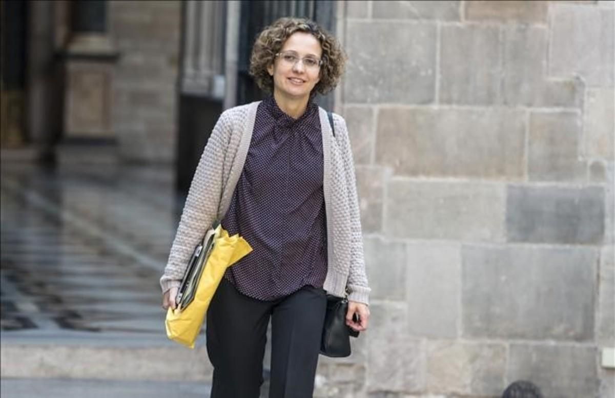 La ’consellera’ de Ensenyament, Meritxell Ruiz. La ’consellera’ de Ensenyament, Meritxell Ruiz.