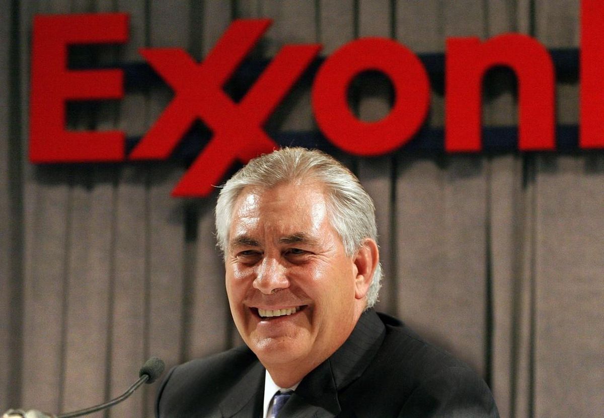 Rex Tillerson, hasta ahora consejero delegado de ExxonMobil y futuro secretario de Estado de EEUU. Rex Tillerson, hasta ahora consejero delegado de ExxonMobil y futuro secretario de Estado de EEUU.