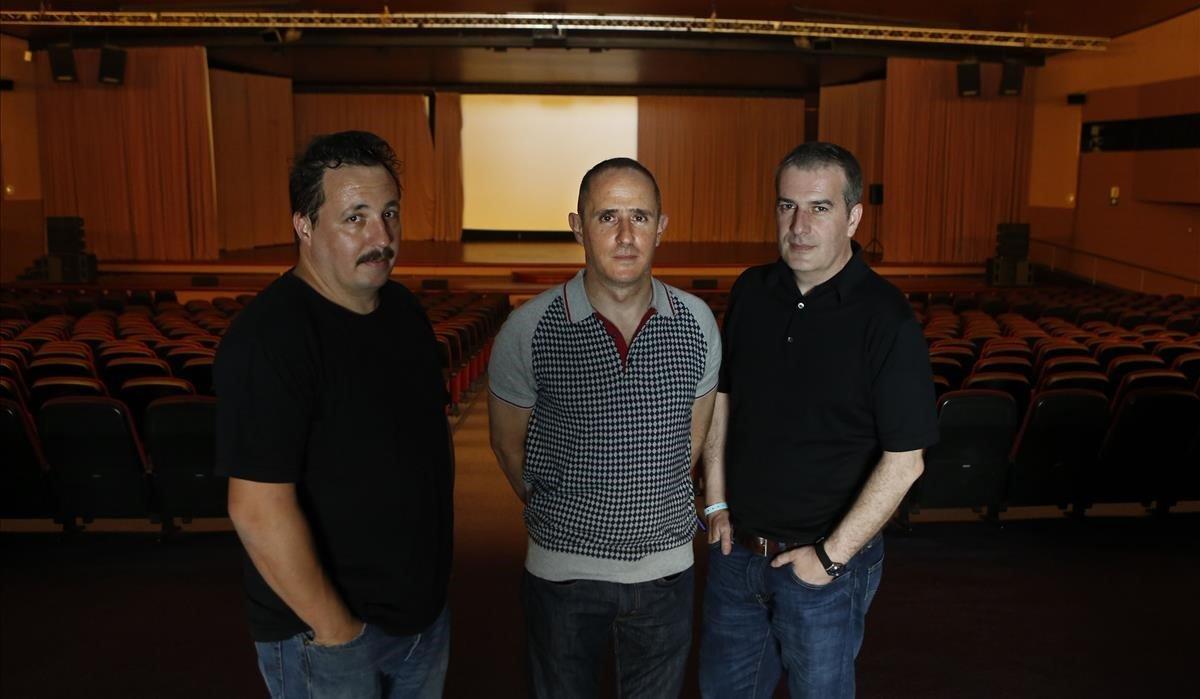 Sergi Caballero, Enric Palau y Ricard Robles, los directores del Sónar. 