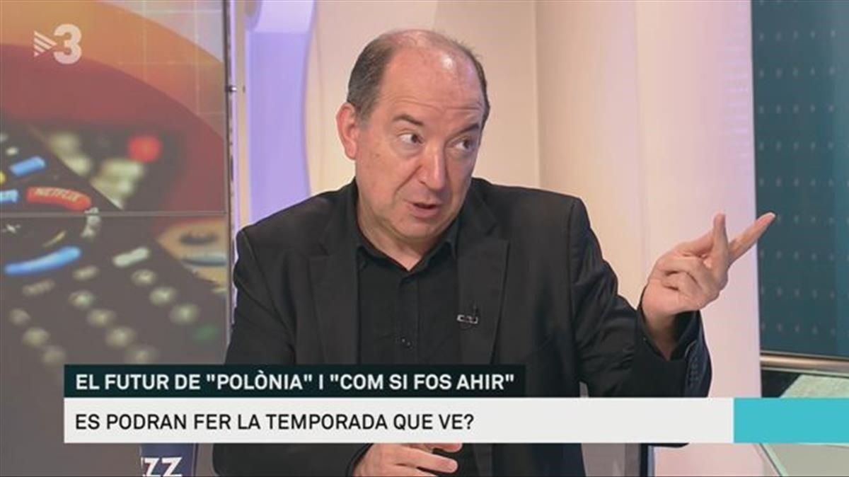 Vicent Sanchis en ’Els matins’ (TV-3). Vicent Sanchis en ’Els matins’ (TV-3).
