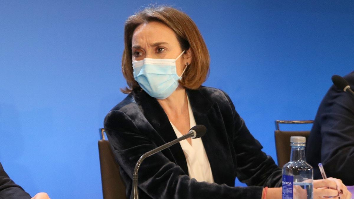 El PP rechaza las enseñanzas del PSOE y no firma un pacto de Mañueco con Vox. Así lo expresó Cuca Gamarra. El PP rechaza las enseñanzas del PSOE y no firma un pacto de Mañueco con Vox. Así lo expresó Cuca Gamarra.