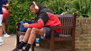 Nick Kyrgios, en el All England Tennis Club de Wimbledon.