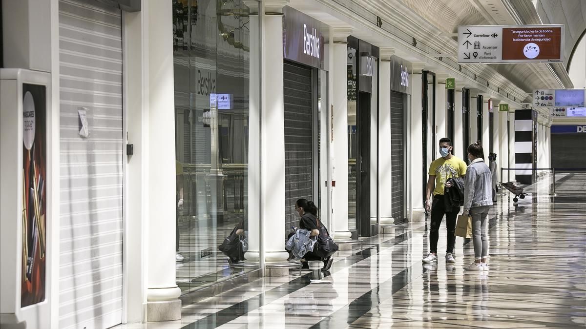 Comercios cerrados. Comercios cerrados.