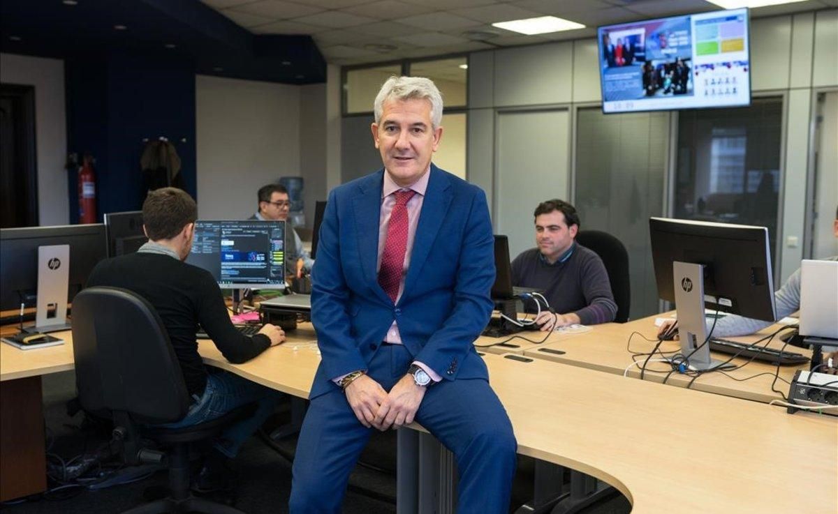 Alfonso Ganzabal, director general de Sisteplant, en las oficinas que la empresa tiene en Barcelona. Alfonso Ganzabal, director general de Sisteplant, en las oficinas que la empresa tiene en Barcelona.