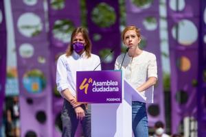 La nueva secretaria de Organización de Podemos, Lilith Verstrynge, durante la celebración de la IV Asamblea Ciudadana Estatal